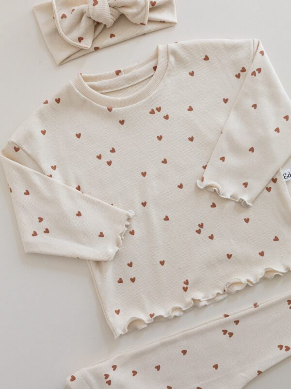 Langarmshirt Herzchen