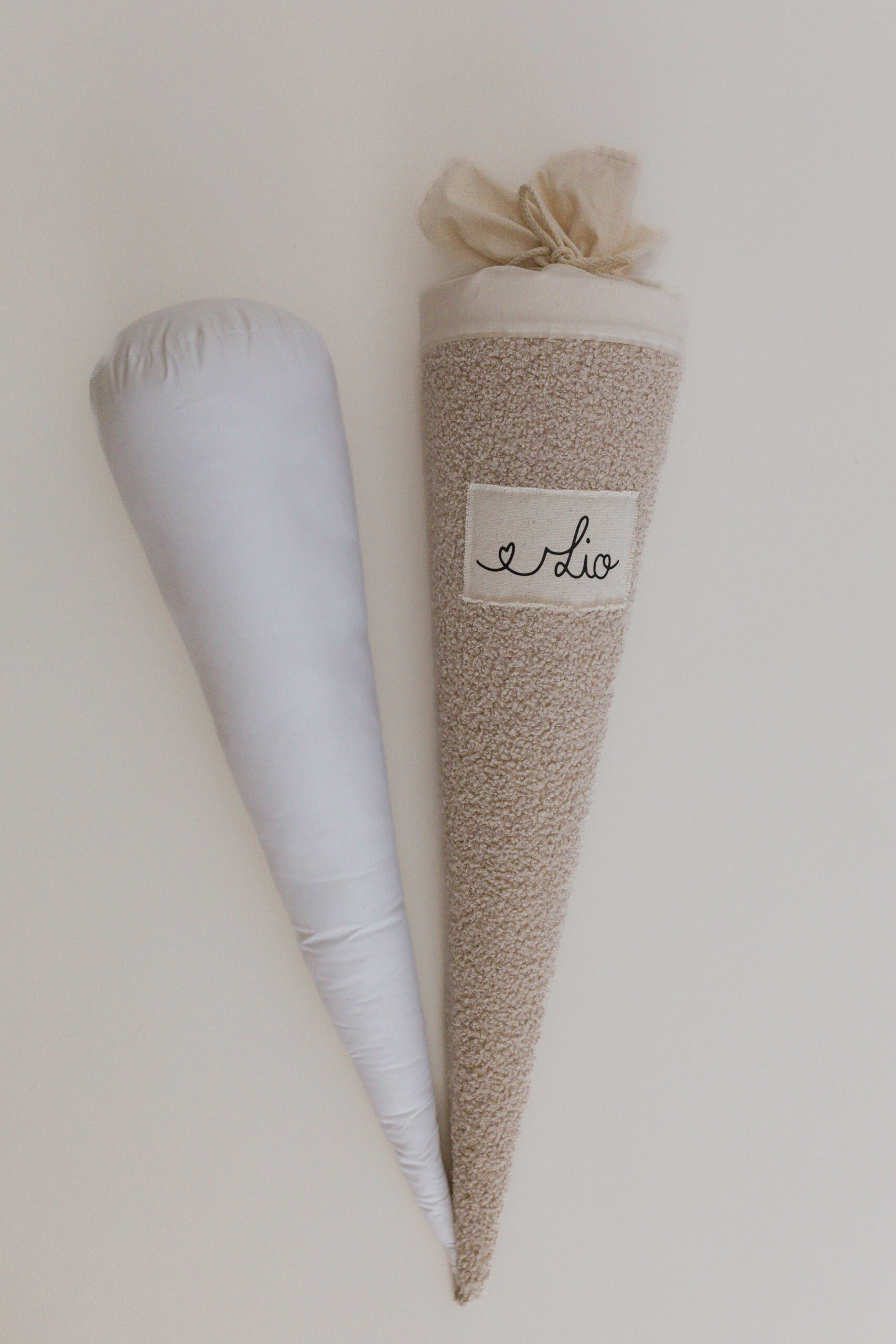 Schultüte Teddystoff mit Name – Bild 7