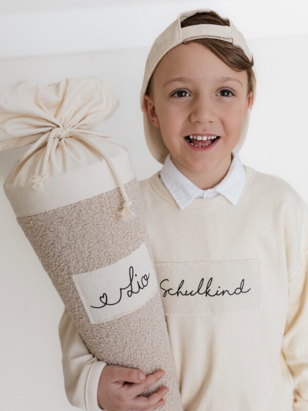 Schultüte Teddystoff mit Name
