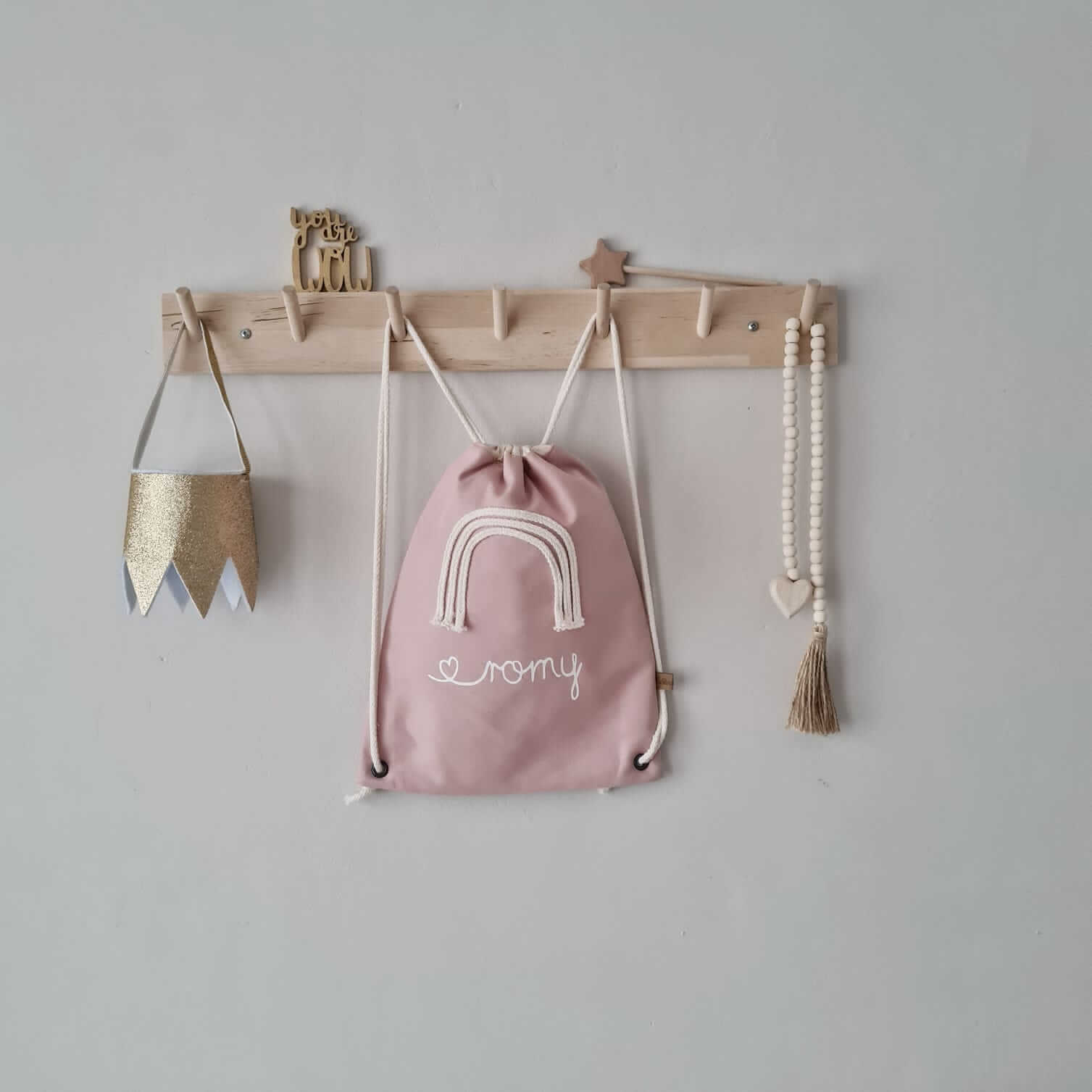 Turnbeutel personalisiert Regenbogen – Bild 3