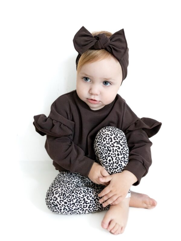Sweater dark brown kids