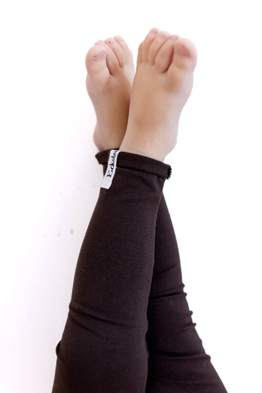 Leggings darkbrown Kinder – Bild 2