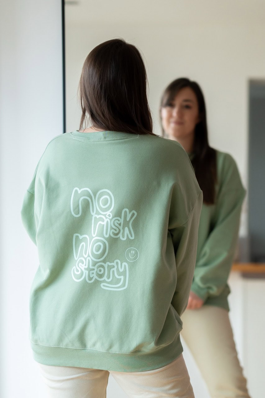 Sweater oversize matcha – Bild 9