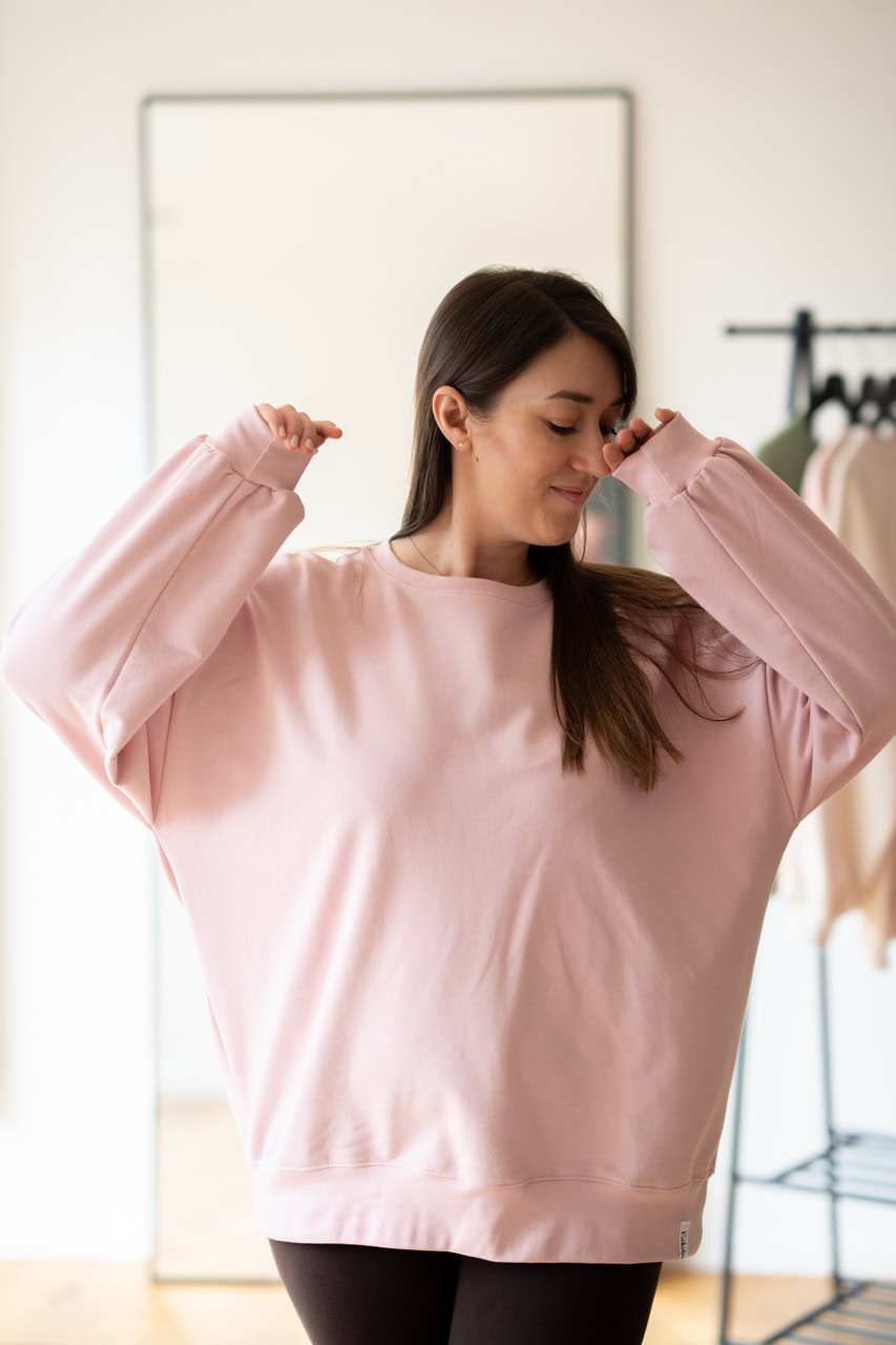 Sweater oversize blush – Bild 5