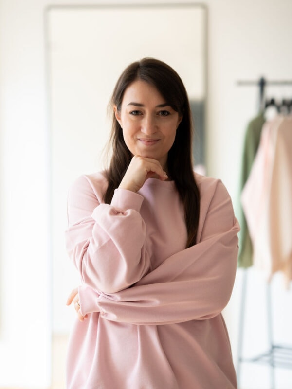 Sweater oversize blush