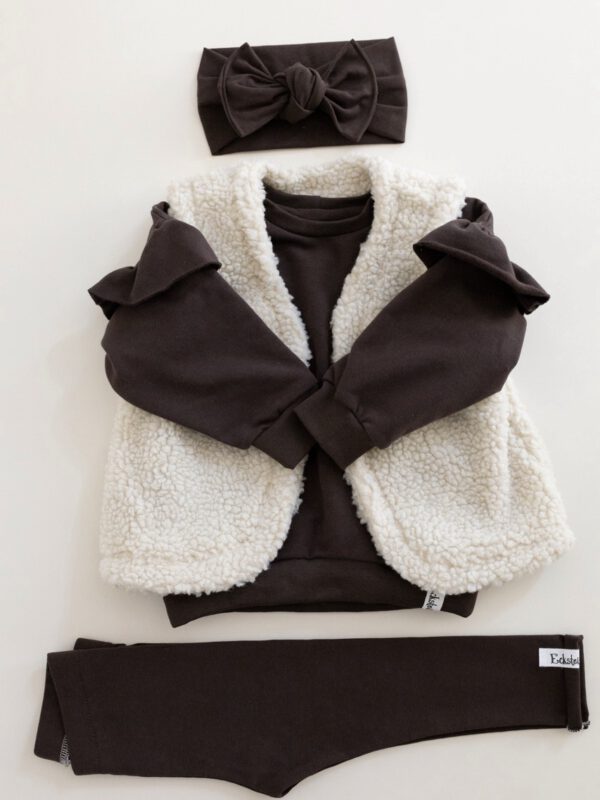 Sweater dark brown kids