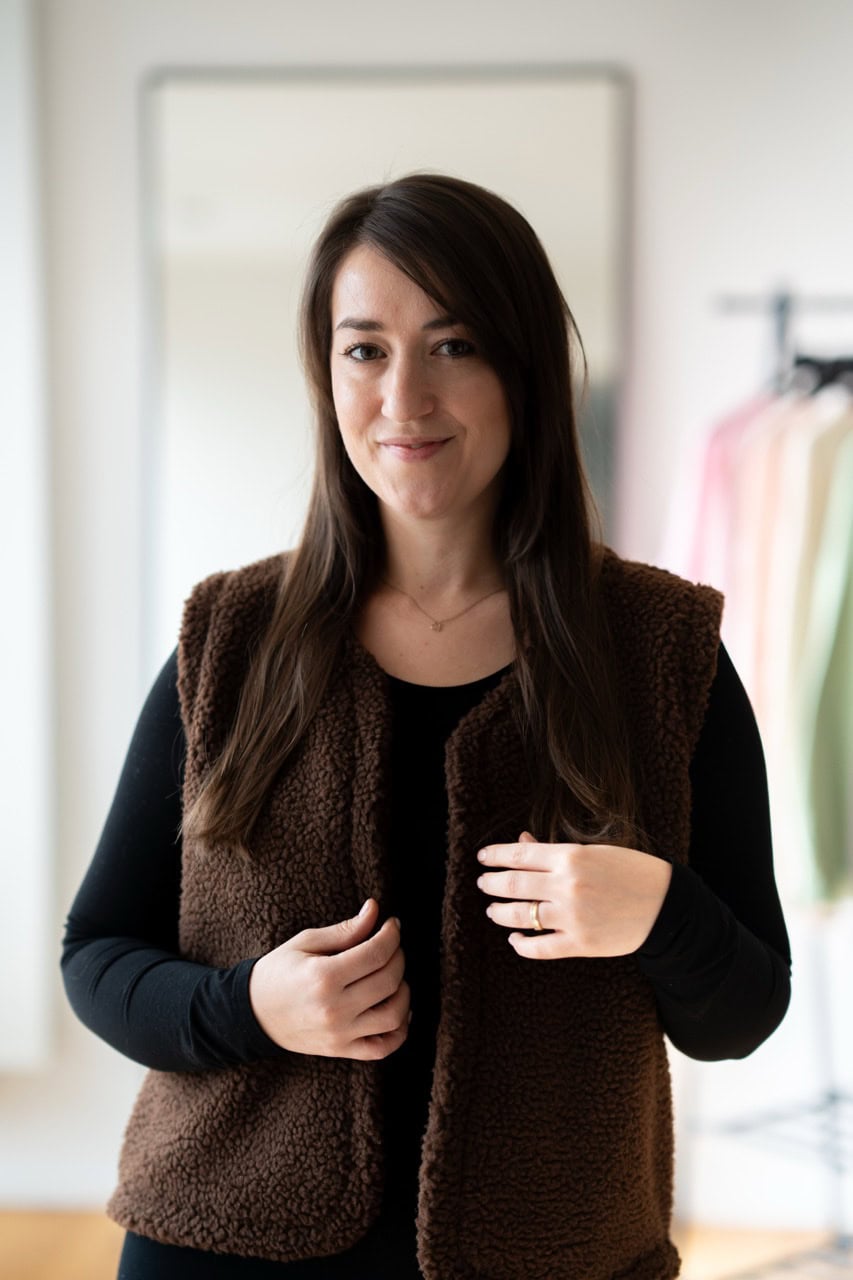 Weste braun – Bild 2