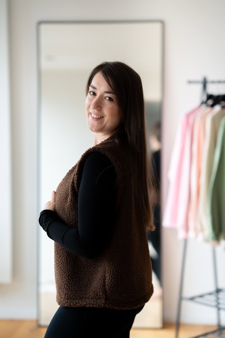 Weste braun – Bild 3