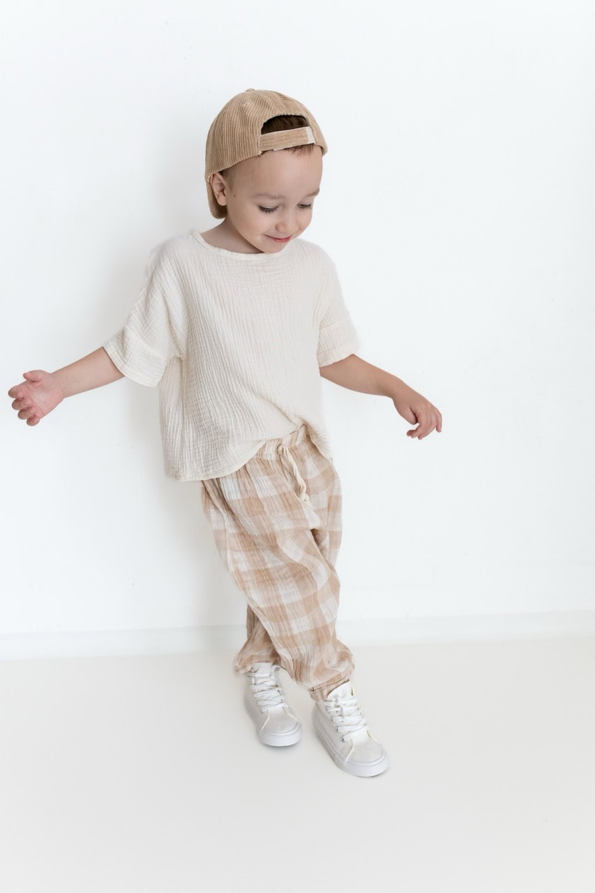 Musselin T-Shirt Kids – Bild 3