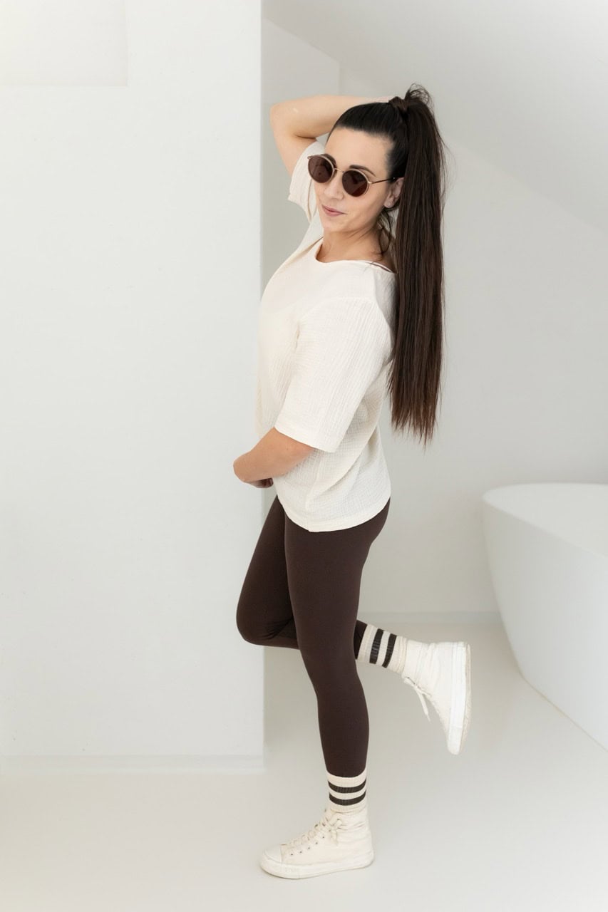 Musselin T-Shirt woman – Bild 4