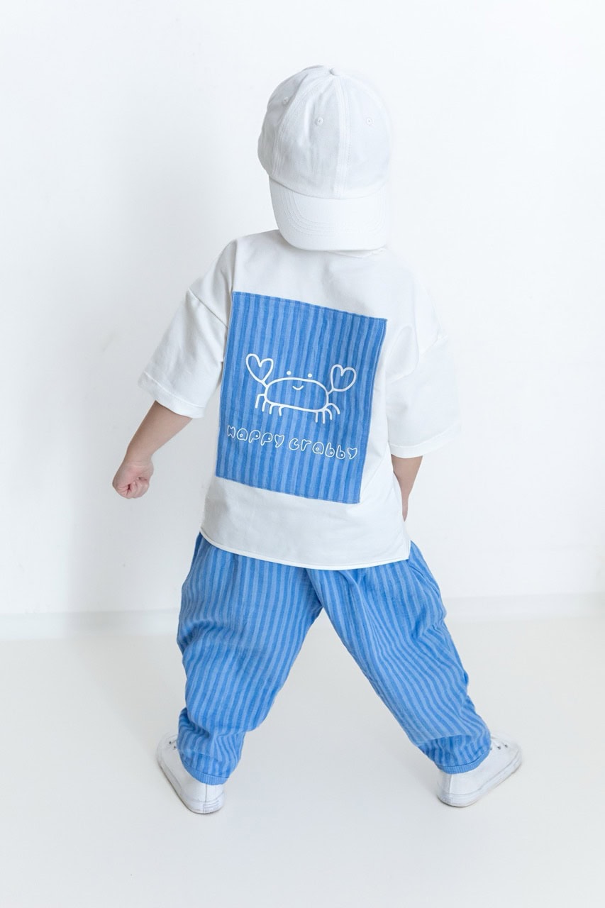 Musselin Hose cloudy/blue – Bild 3