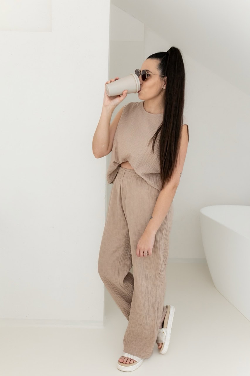 Musselin Zweiteiler Set