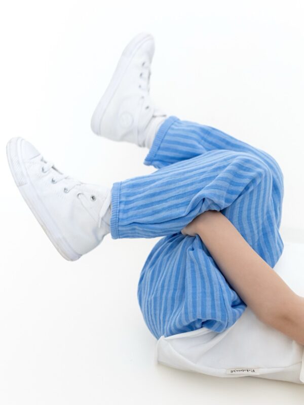 Musselin Hose cloudy/blue