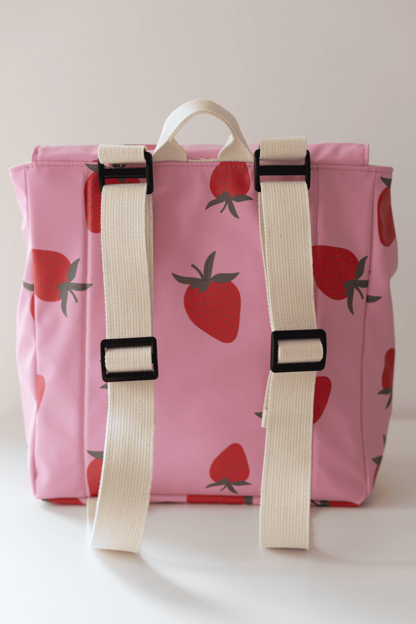 Kinderrucksack Kitarucksack Erdbeere – Bild 5