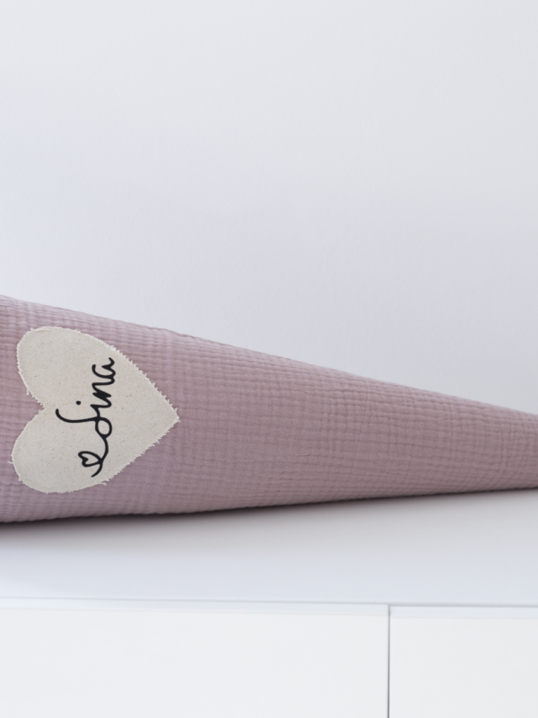 Schultüte Musselin mit Name