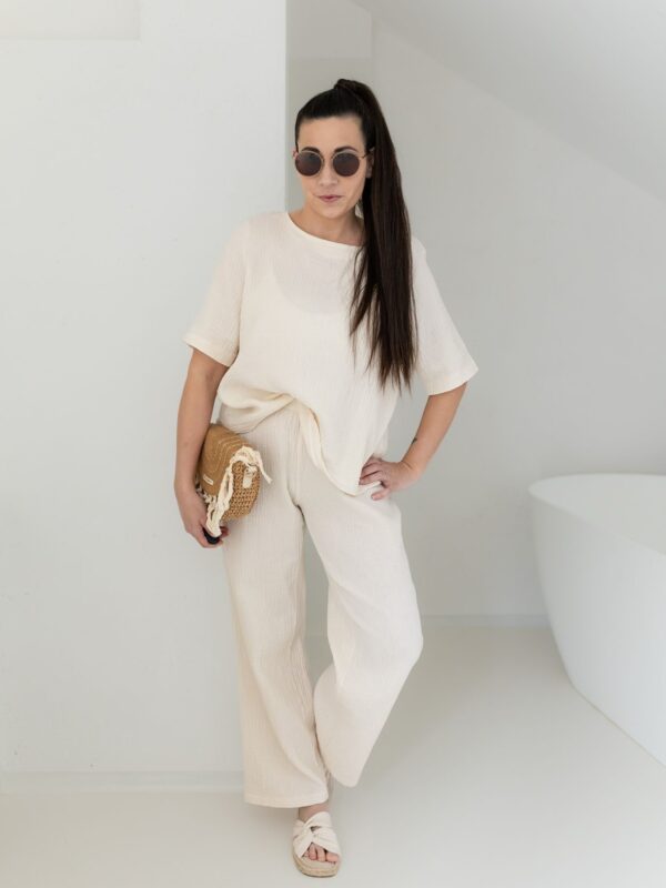 Set T-Shirt + Hose Musselin Woman