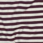 Burgundy stripes