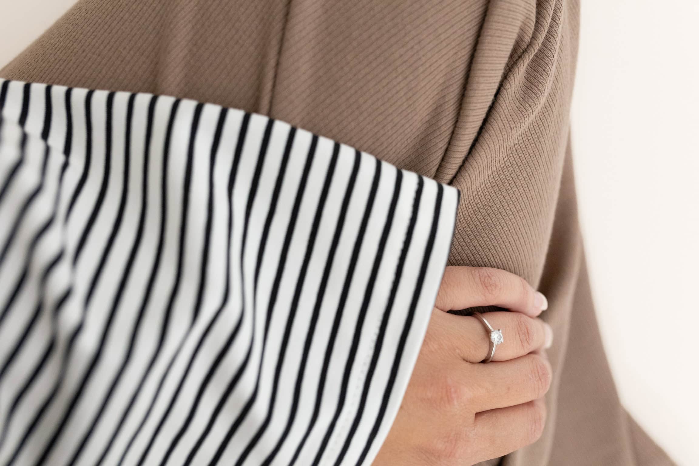 Longsleeve Stripes black & white woman – Bild 3
